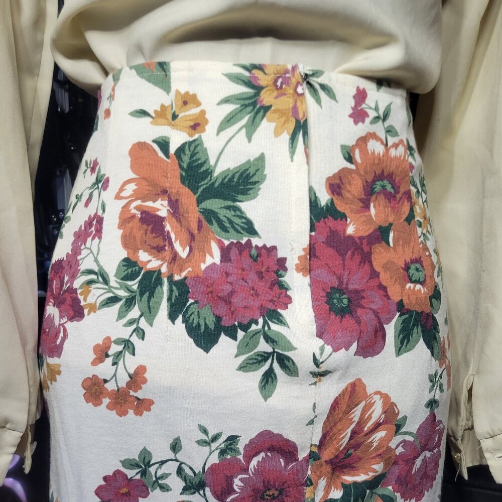 Vintage Eagle Harbor floral skirt